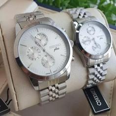 ساعت ست سیکو بدنه نقره ای رنگ seiko plus 