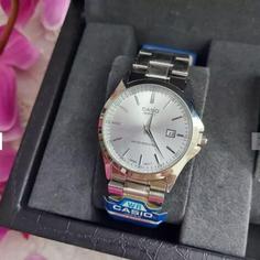 ساعت مچی مردانه کاسیو Casio نقره ای صفحه سفید