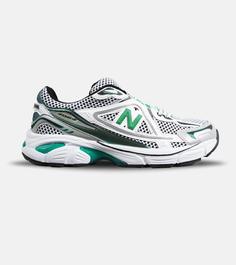 کفش کتانی بزرگ پا طوسی سفید سبز NEW BALANCE 1064 V.2 مدل 6665