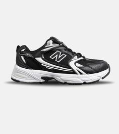 کفش کتانی مردانه و زنانه مشکی سفید NEW BALANCE 530 مدل 6628