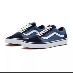 کفش ونس vans old skool آبی 