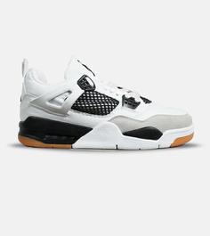 کتانی ساقدار بزرگ پا سفید طوسی Nike air jordan 4 مدل 6594