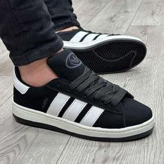 کفش و کتانی مردانه مدل ADIDAS_CAMPUS آدیداس کامپوس رنگ مشکی سفید کد 57884