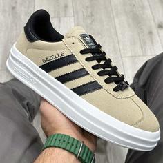 کفش و کتانی مردانه مدل آدیداس ADIDAS GAZELLE رنگ خاکی کد 33652