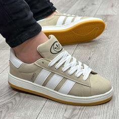 کفش و کتانی مردانه مدل ADIDAS_CAMPUS آدیداس کامپوس رنگ کرم سفید کد 57889