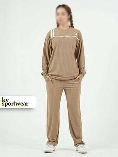 ست بلوز شلوار اسپرت ورزشی زنانه JORDAN کد 003 JORDAN womens sports pants blouse set code 0003