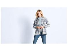 مانتو پشمی زنانه برند اسمارا کد ۳۹۵۴۶۹۲ Womens soft flannel overshirt