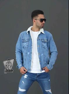 کاپشن جین آبی روشن DENIM کد 380