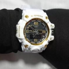 ساعت مچی دیجیتال عقربه ای جی شاک سفید G-SHOCK