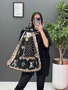 شال موهر طرح LV کد 2886