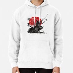 هودی طرح Samurai The Ghost Classic T-Shirt Design کد 18630 220