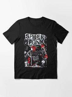 تیشرت spiderman spider verse | تیشرت مرد عنکبوتی طرح Spider Punk کد 105227 202