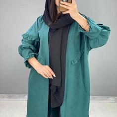 مانتو میکرو آستین چین دار