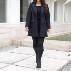 پالتو زنانه فوتر آستر دار سایز 42 تا 52 مدل ژاکلین