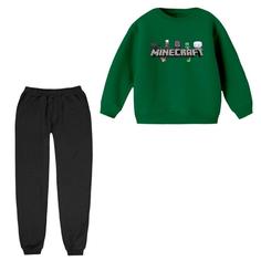 ست سویشرت و شلوار مدل ماینکرفت کد 9 رنگ سبز