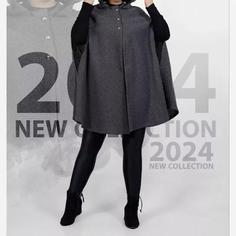 شنل  بافت  کلاه  دار خز دار   ارسال  رایگان 