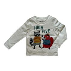 تیشرت آستین بلند بچگانه کارتونی C&A