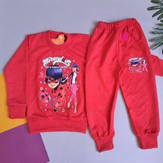 بلوز شلوار دخترانه یلدایی طرح کفشدوزک