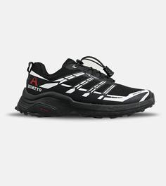 کفش کتانی مردانه و زنانه مشکی سفید مدل HUMTTO waterproof مدل 6865