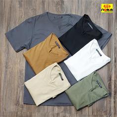 تیشرت یقه کوبایی مردانه کنفی سایز l-xl