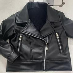 کاپشن چرم بچگانه  (کاپشن پلیسی بچگانه) 