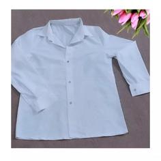 شومیز داکرون تک رنگ سفید، ارسال رایگان 