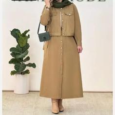 کت دامن جنس کتان ترک