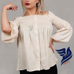 شومیز یقه قایقی
