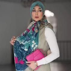 روسری ابریشم توییل طرح ایفوریا (حتما قبل از ثبت خرید در بخش گفتگو موجودی محصول رو چک بفرمایید )