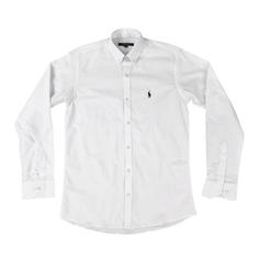 پیراهن مردانه پولو رالف لورن بیسیک سفید ۲۰۲۵ (POLO Ralph Lauren)