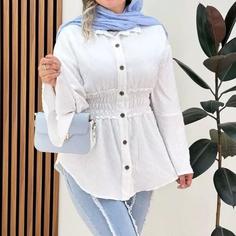 شومیز کمر کش مانتویی آیوا باکیفیت 