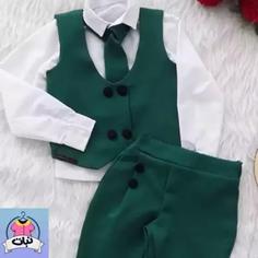 ست پسرانه شیک جلیقه شلوار پیراهن کروات 