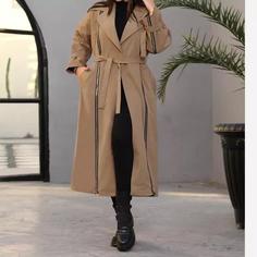 مانتو بارانی پاییزه بهاره استر دار قواره دار اسپورت سایز 38 تا 56 کد 265
