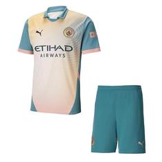 ست تی شرت و شلوارک ورزشی پسرانه مدل منچستر سیتی 4th 2025
