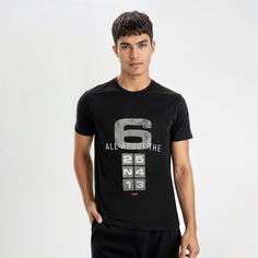 تی شرت آستین کوتاه مردانه موها فیتنس مدل SIX