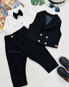 ست جلیقه شلوار پسرانه مدل ساواش برند شیکسون