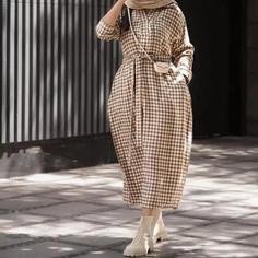 پالتو بلند زنانه جنس کشمیر اعلا پیراهن بلند زنانه زمستانی کمربند دار 