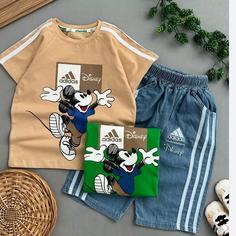 تیشرت شلوارک میکی آدیداس پسرانه و دخترانه 