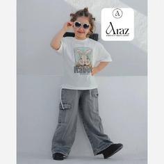 تیشرت بچگانه چاپ پفکی سایز  45 و 50