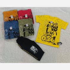 تیشرت شلوارک پسرانه نگین دار 