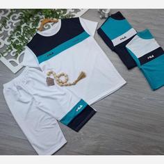 تیشرت شلوارک پسرونه سفید 