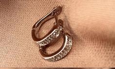 گوشواره ژوپینگ آبکاری نقره