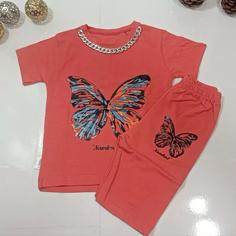 تیشرت و شلوارک دخترانه سایز 35-40-45-50مناسب 2سال تا 7 سال