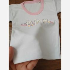 بلوز تیشرت نوزادی نخپنبه سایزبندی 