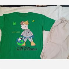 تیشرت شلوارک ست اسپرت دخترانه پسرانه 