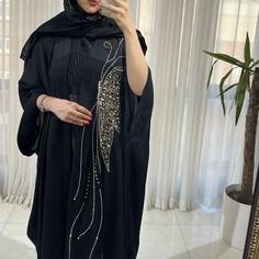 عبا زنانه عبا جواهر دوزی مانتوعبایی مانتو عبایی