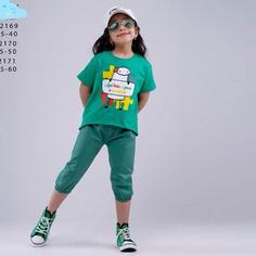 تیشرت و شلوارک کتان دخترانه مناسب 6 تا10 سال