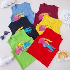 تاپ تک لاگوست پسرانه  کد 3490 سایز35 تا 65 مناسب 8 ماه تا 13 سال 