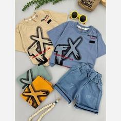 تیشرت شلوارک پسرانه سایز 35.40.50