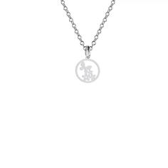 گردنبند هایکا گالری طرح پروانه و گل کد ha931